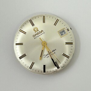 Parti dell'orologio Omega Cal 563 Movimento Calendario Disco Forcella Ruote Molle Ponte 33 immagine 2