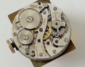 Bulova Cal 10 AE Watch Part Movement Balance Fork Spring Bridge