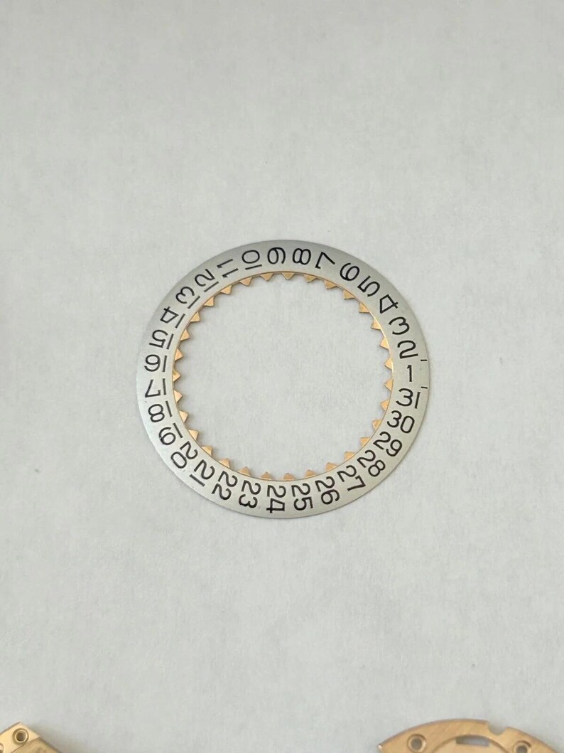 Omega Cal 563 Watch Parts Movement Calendar Disk Fork Wheels Springs Bridge 2 image 18