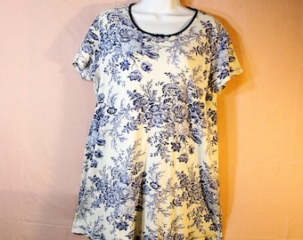 Vintage Tunic Top, Urban Style, shabby and romantic. size S-M-L
