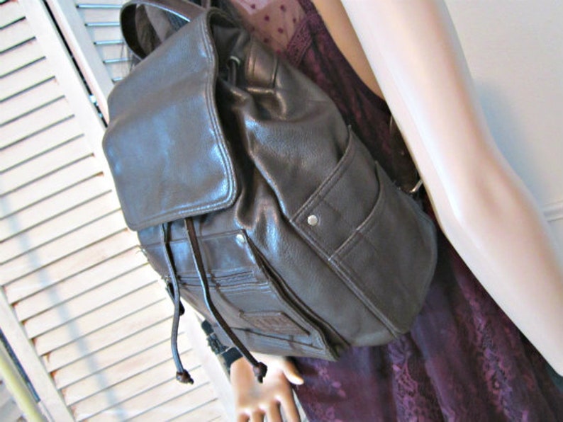 non leather backpack