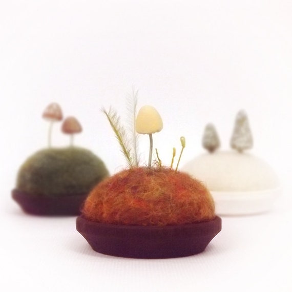 Microcosm Autumn Mushroom Miniature Scene Nature Display Etsy