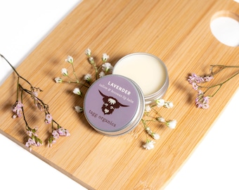Organic Tallow/Beeswax Lipbalm .5oz Lavender