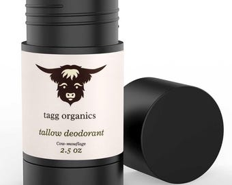 Desodorante de sebo con mouflaje de vaca • Aroma natural, sin aluminio y limpio