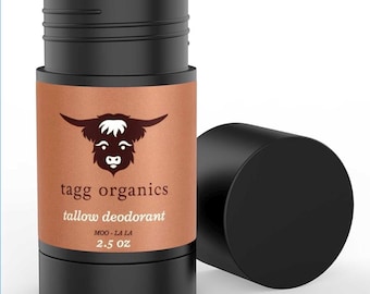 Desodorante de sebo natural • Aroma Moo-la-La, piel sensible