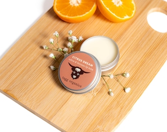 Organic Tallow/Beeswax Lipbalm .5oz Citrus Dream