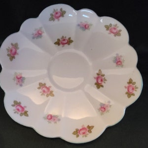 Vintage Shelley Rosebud saucers set of 4