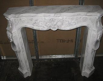 Haardomlijsting/bekleding "Rococo Marmer" Breedte 115 cm