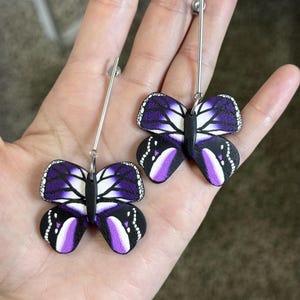 Butterfly | Polymer clay earrings | Butterfly earrings | Gift | Handmade jewelry | Hypoallergenic post