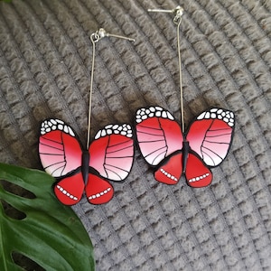 Butterfly | Polymer clay earrings | Butterfly earrings | Gift | Handmade jewelry | Hypoallergenic post
