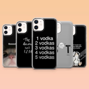 Funny Phone Case Meme Joke Cover for iPhone 16, 15, 14, 13, 12, Samsung S24Ultra, S23FE, S22, A15, A54, A25, A14, Pixel 8Pro, 7Pro, 8A, 7A