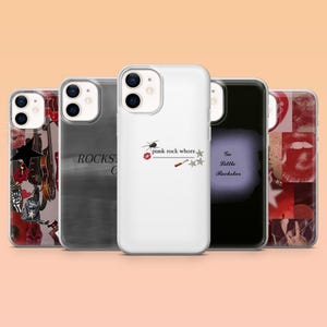 Rockstar Girly Phone Case Music Guitar Cover for iPhone 16, 15, 14, 13, 12, Samsung S24Ultra, S23FE, S22, A15, A54, A25, A14, Pixel, 9Pro