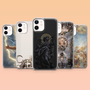 Greek Art Phone Case Renaissance Cover for iPhone 16, 15, 14, 13, 12, Samsung S24Ultra, S23FE, S22, A15, A54, A25, A14, Pixel 9Pro, 8Pro, 7A