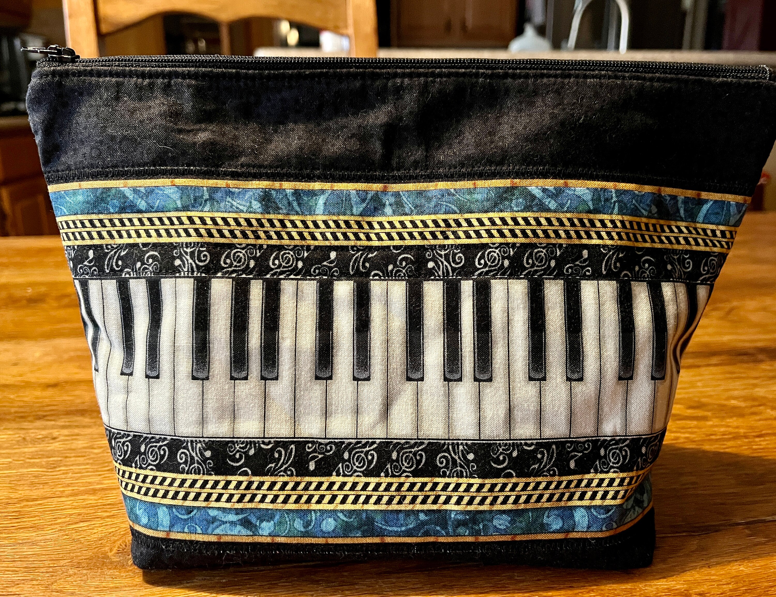 Piano Keyboard Small Zippered Bag - Etsy