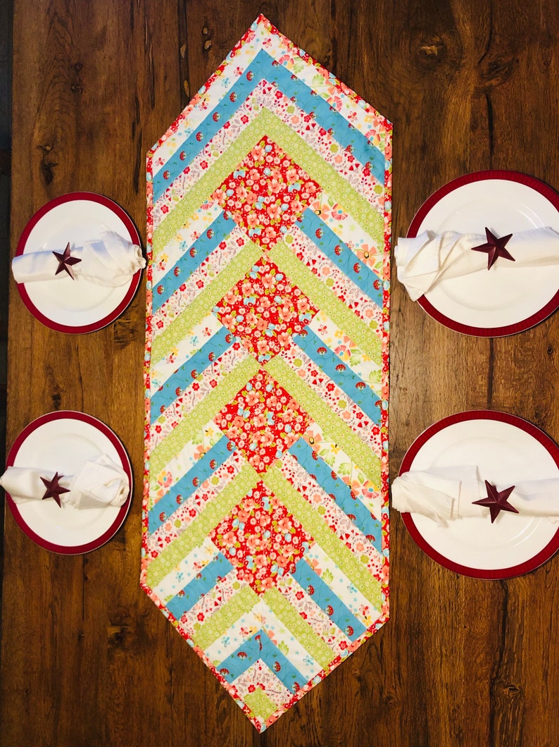 Colorful Surprise Table Runner