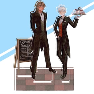 Support de café Akihiko et Shinjiro [ Persona 3 ]
