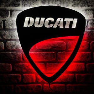 Ducatı Led Sign , Home Decor , Christmas Gift, Ducati Motorcycle Fans Wall Decor , Garage Decor , Man Cave, Night Lamb,