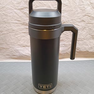 YETI Tumbler Handle: 12oz 18oz Rambler, Travel Coffee Cup, Black