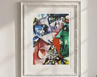 マルク・シャガール、ゼブルン族、エルサレムの窓、限定版リトグラフ