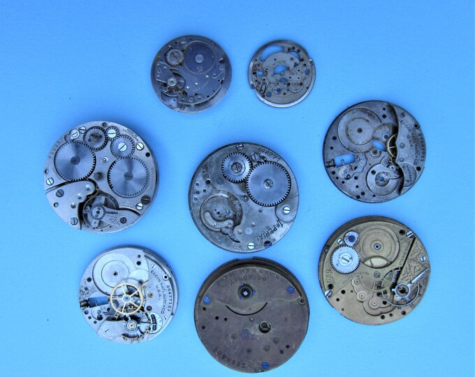 Antique Vintage Watch Parts Movements Pocket Watch Parts Etsy