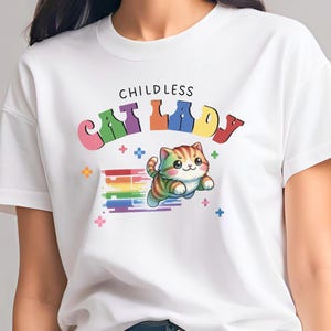 Kinderlose Cat Lady Shirt für Kamala Harris Präsidentin 2024 Shirt Kamala Shirt Feminismus Shirt Wahl 2024 Shirt Gleichheit Frauen Rechte