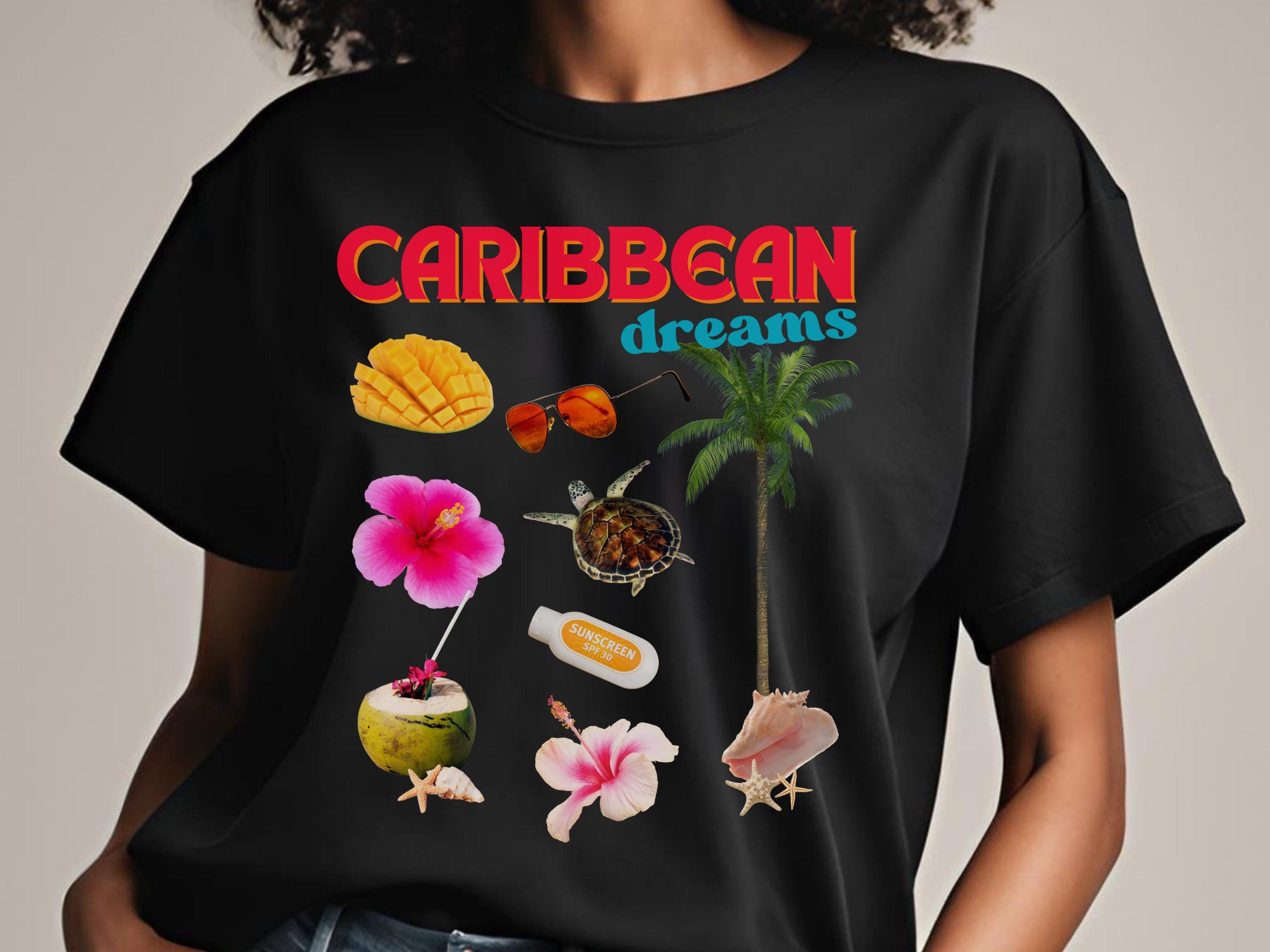 Caribbean Dream Tee - Etsy Singapore Caribbean Dream Tee - Etsy Singapore