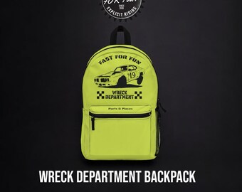 Wrack-Abteilung Rennwagen-Rucksack