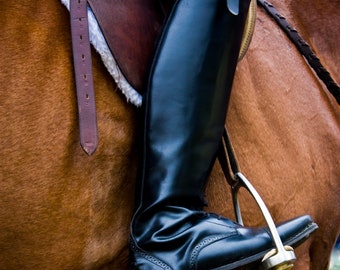 Fine art Photography, Equine Rider Boot