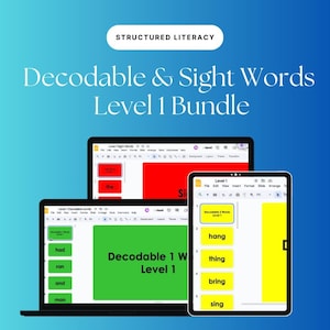 S.P.I.R.E. Aligned Level 1 Wortkarten-Bundle (Digital)
