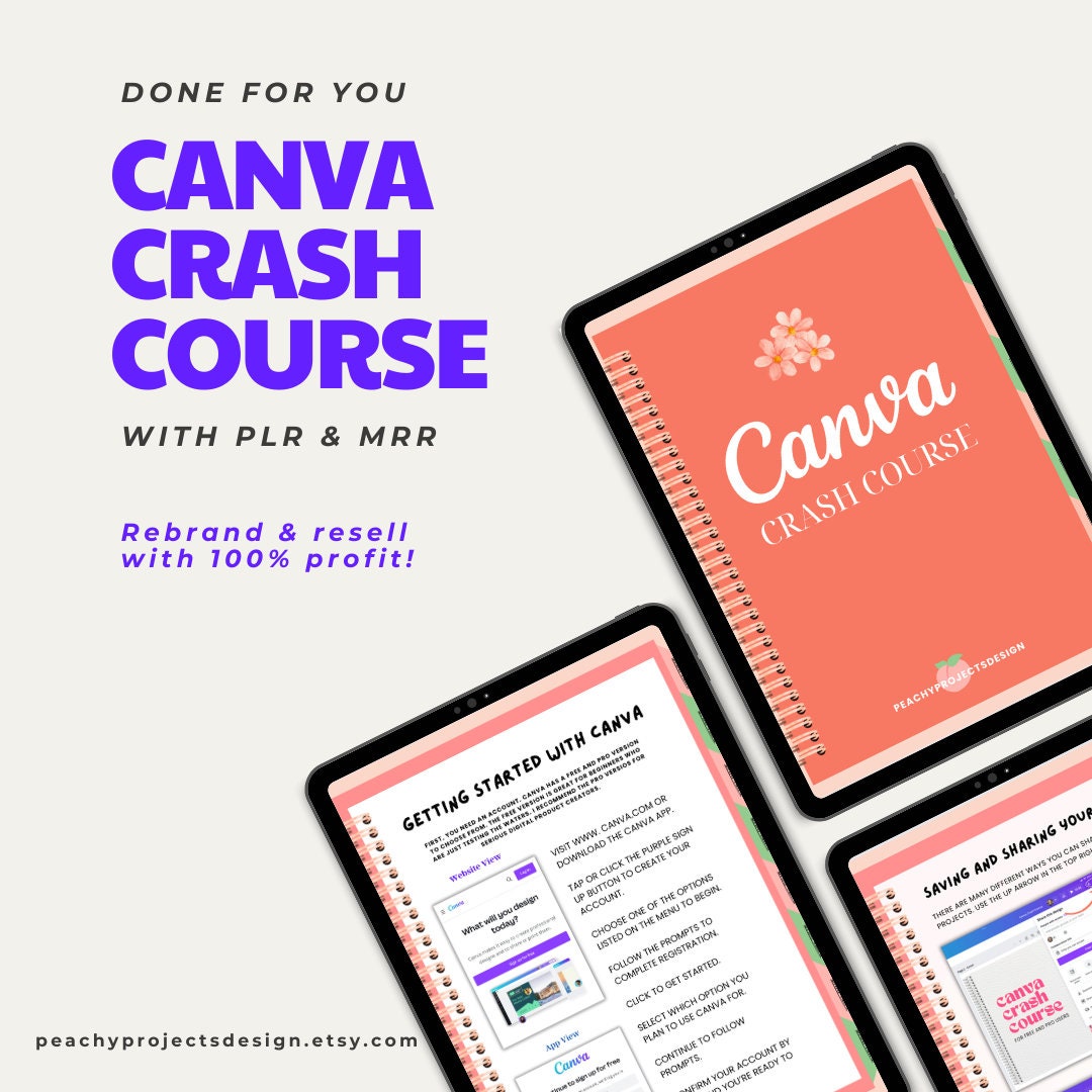Canva Crash Course - Etsy