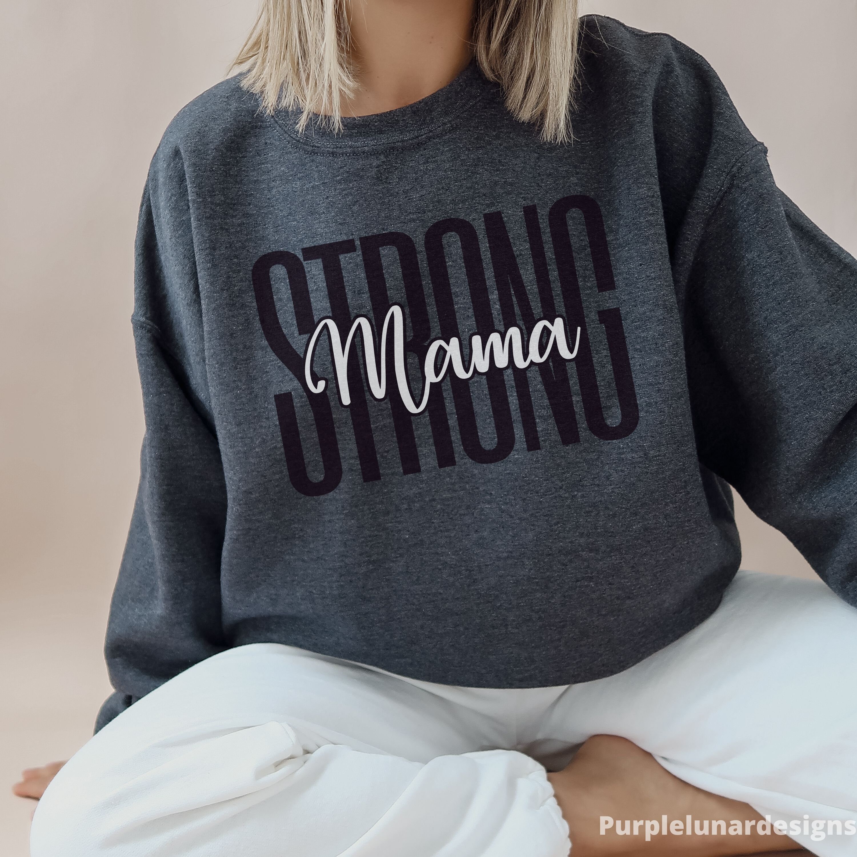 Trendy Mama Sweatshirt, Strong Mom, Twin Mom Sweatshirt, Gift for