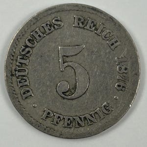 5 Pfennig Reichspfennig Coins Assorted Years | Vintage German Reich Currency, Muenzsammlung