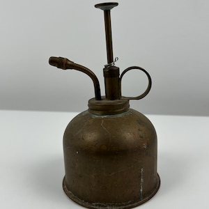 Vintage Brass Plant Mister Sprayer | German Chateaucore Art Deco Decor, Antique