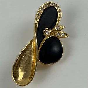 Art-Déco-Brosche Stil 1920er Schmuck vintage Broschen alt Goldschmuck nostalgischer Schmuck früher Anstecker gold