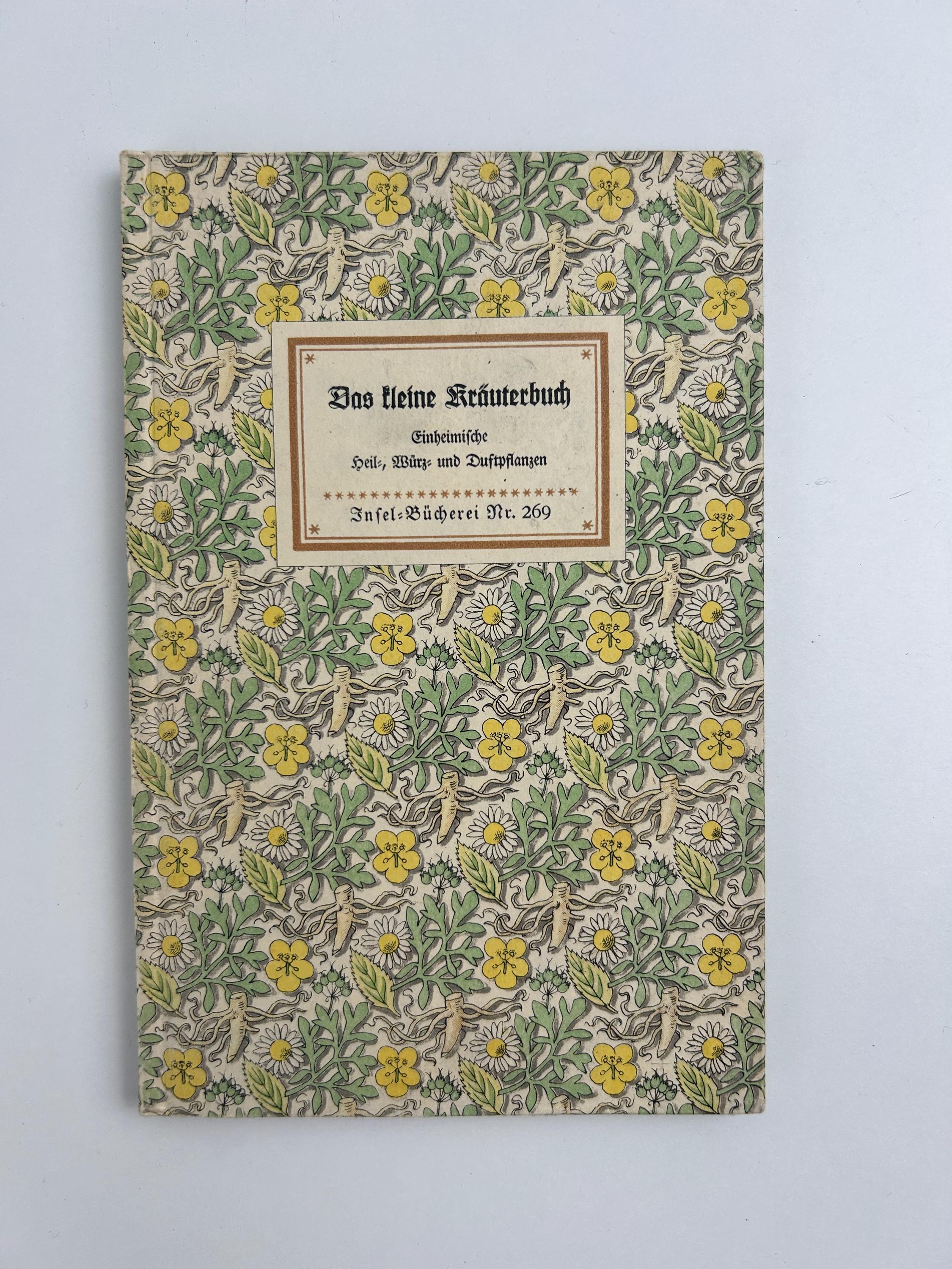Vintage Buch "Das kleine Kräuterbuch" lesenswert Wohnen Dekoration Sammlerobjekte Buchsammlung Bücherei Lesen Inselbücherei