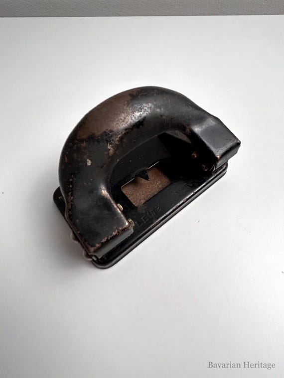 Leitz Locher No 5 Bügelgriff Vintage