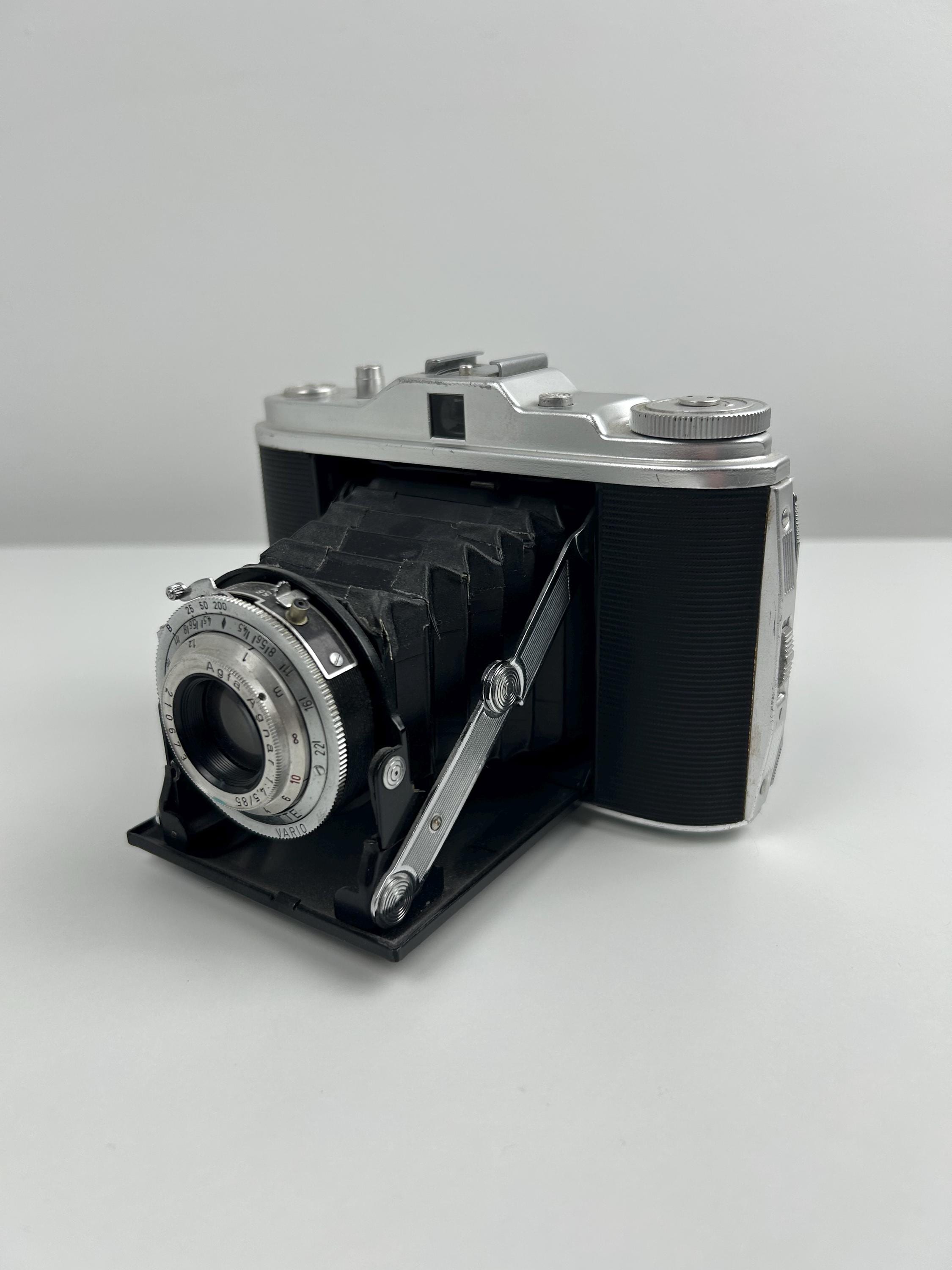 Vintage Fotokamera AGFA Isolette Agnar 1:4,5/85 Kamera retro Fotoapparat alt Retrokamera thrift