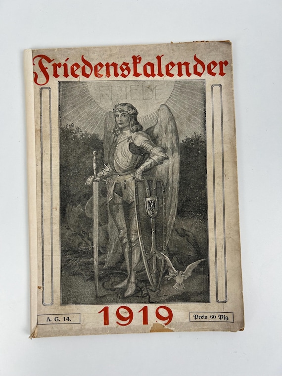 Original Friedenskalender 1919 Nach 1. Weltkrieg