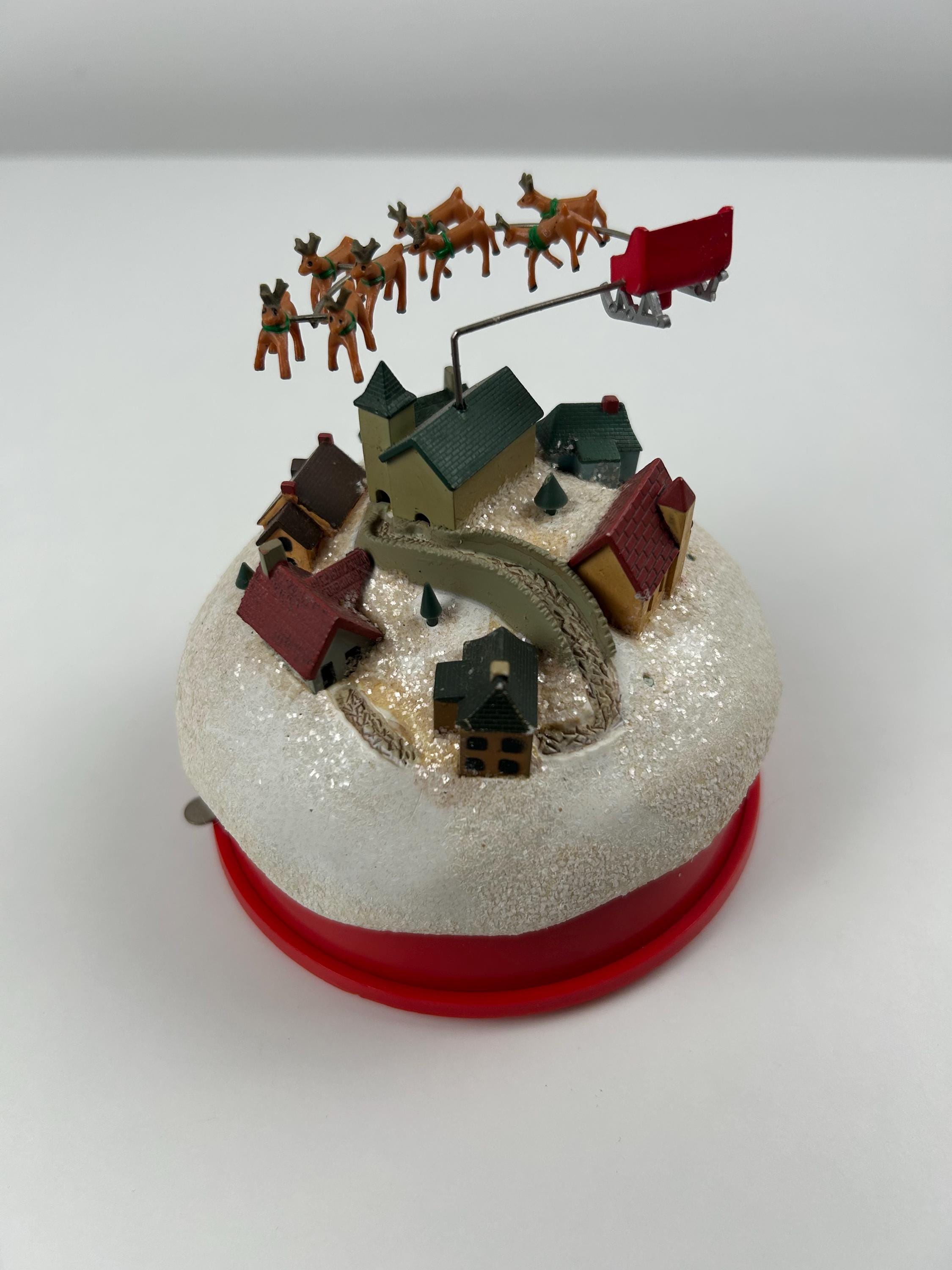 Vintage Enesco Winterlandschaft Spieluhr