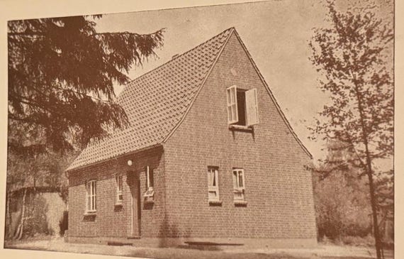 Postkarte Bremen Kurheilstätte Kramelheide Künstlerkarte