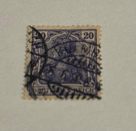 Vintage Germania Briefmarke 1900-1922