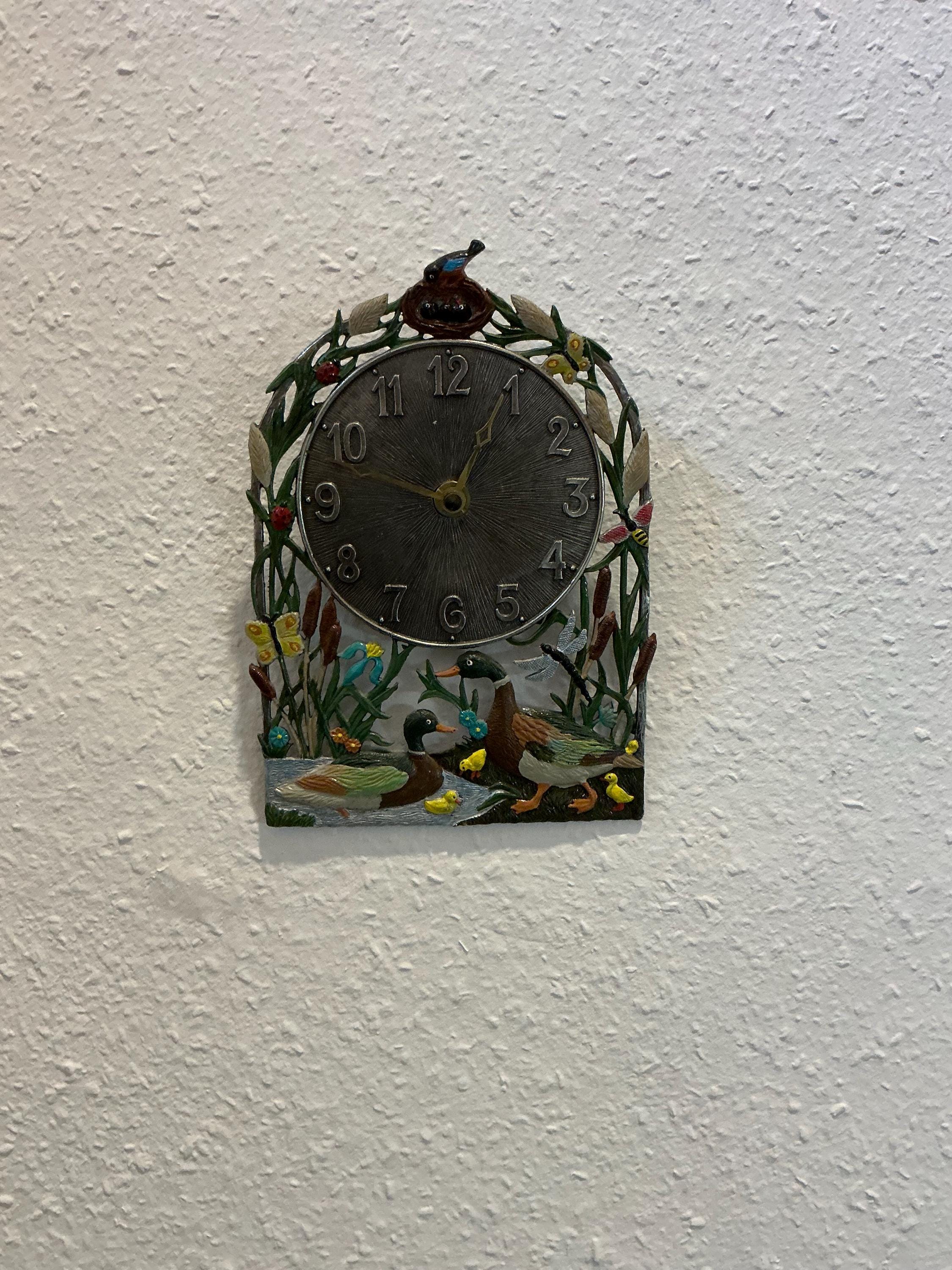 Wunderschöne Uhr vintage Wanddekoration Wohnzimmer rar Küche Junghans