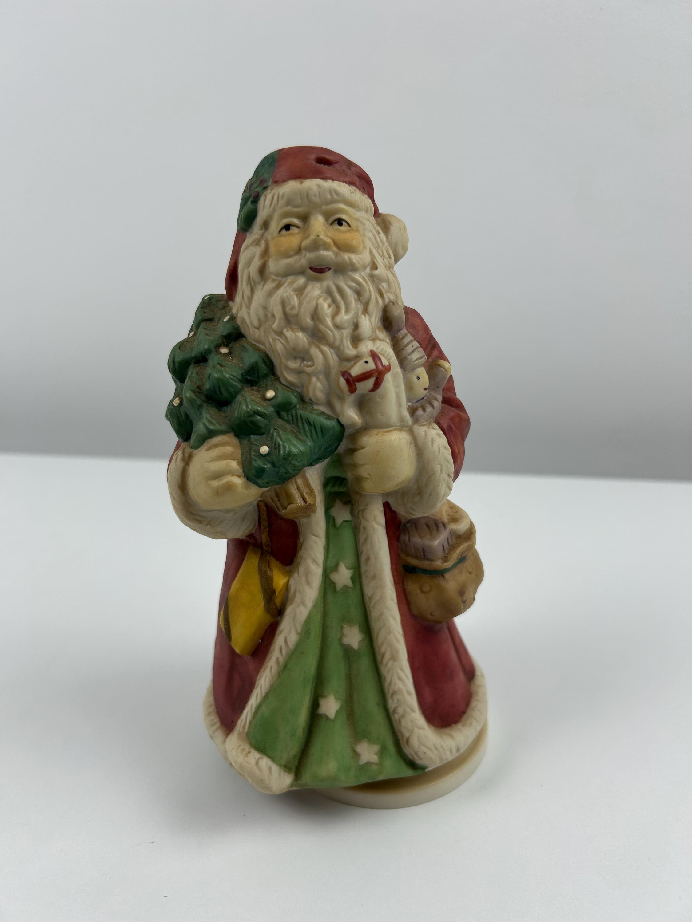 Weihnachtsmann Spieluhr vintage für Sammlung Spieluhr Nikolaus retro Musikbox Geschenk