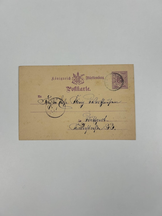 Um 1900 Kaiserreich Postkarte