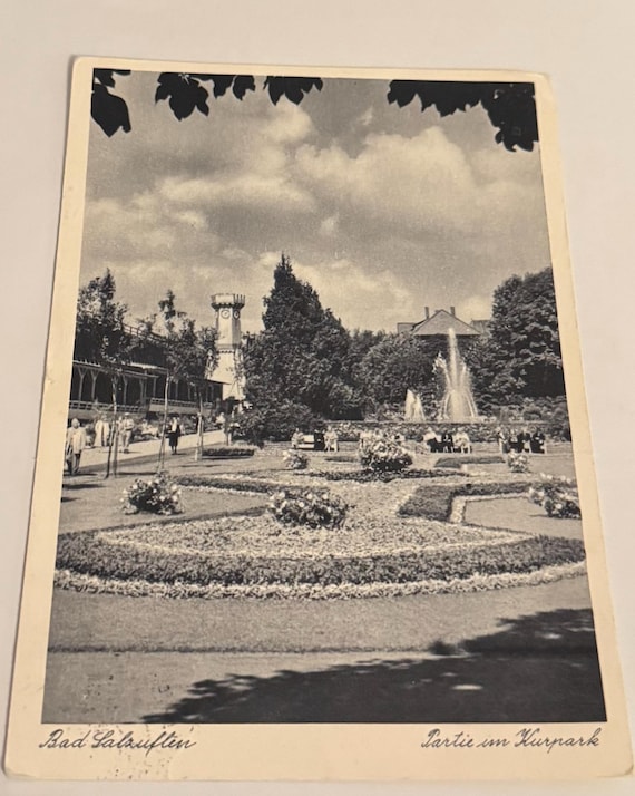 Bad Salzuflen Postkarte Variante Vintage