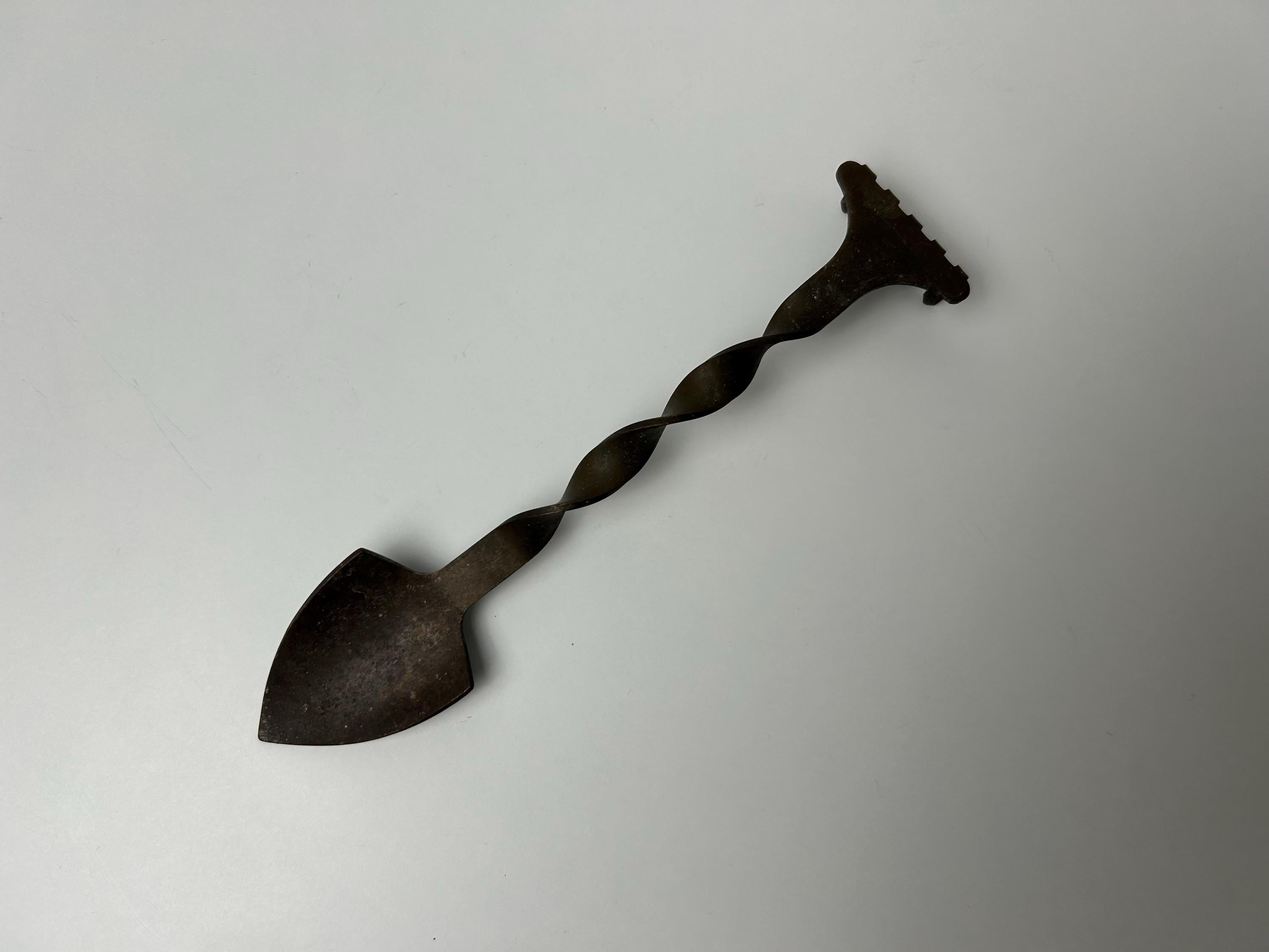 Harke antik Rechen Schaufel ca 19cm 7,48 in