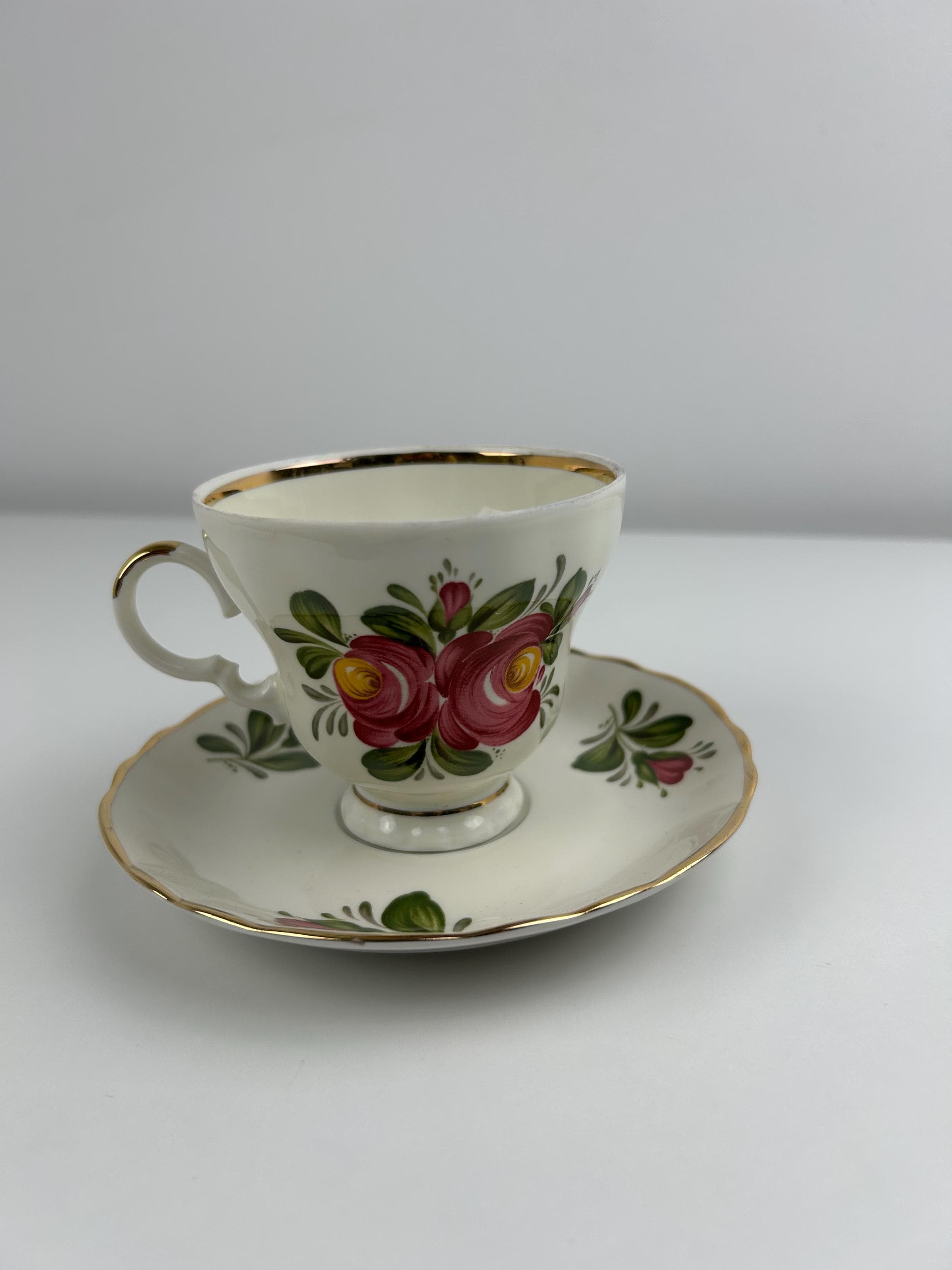 Sammeltasse Winterling Bayern Marktleuthen Fine China Sammeltasse Blumen vintage Kaffeetasse floral antik Keramik Sammeltasse Sammler