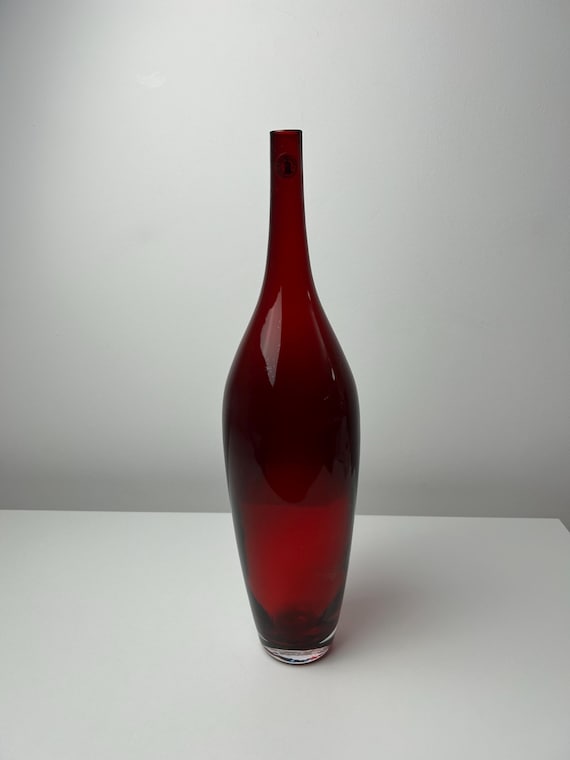 Ikea Vase Vintage Riesig Rot 45cm