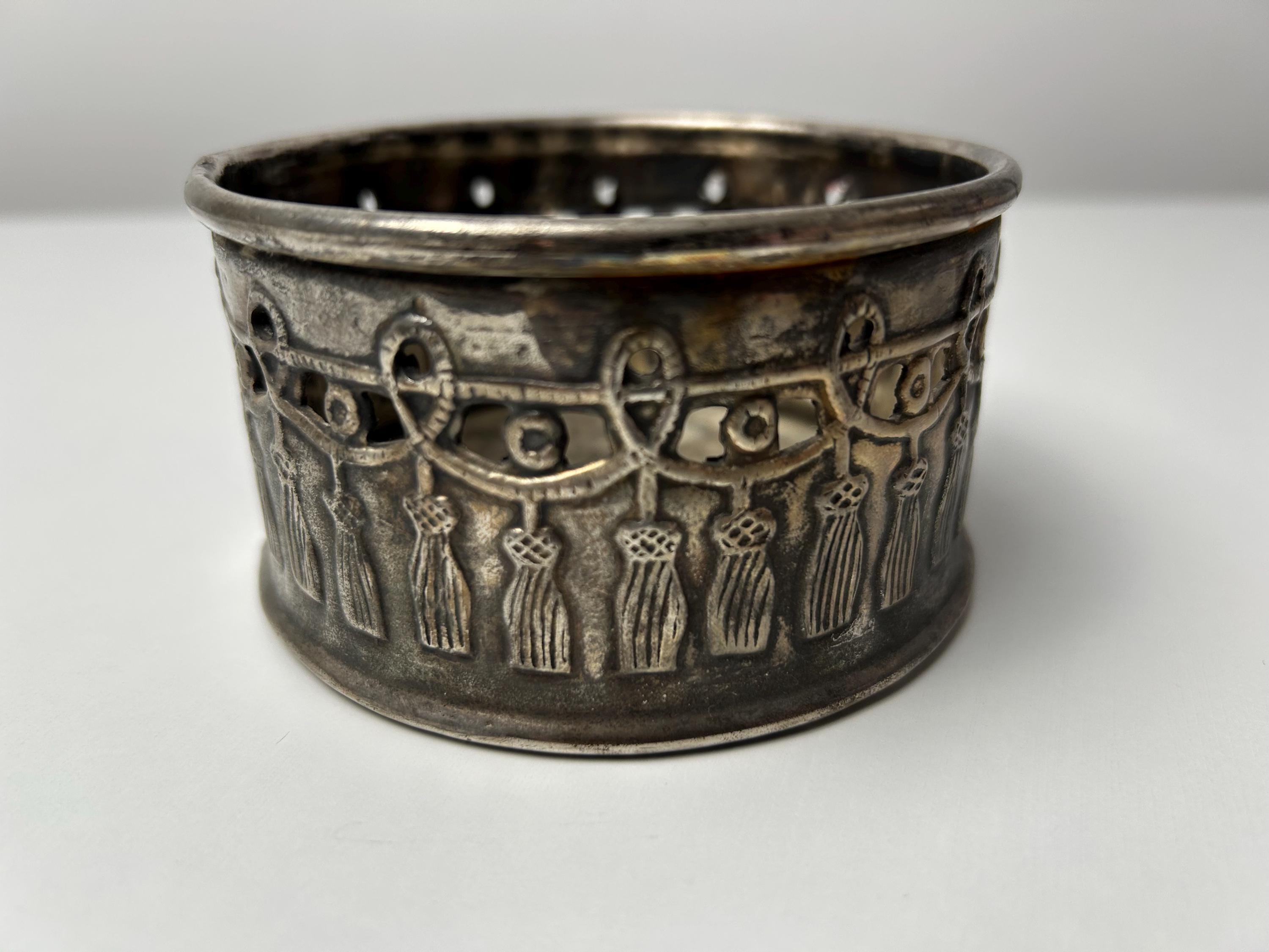 Dekorative Schüssel vermutlich silber mayfair Durchmesser: 10cm/3,94in Höhe ca 5,5cm/2,16in