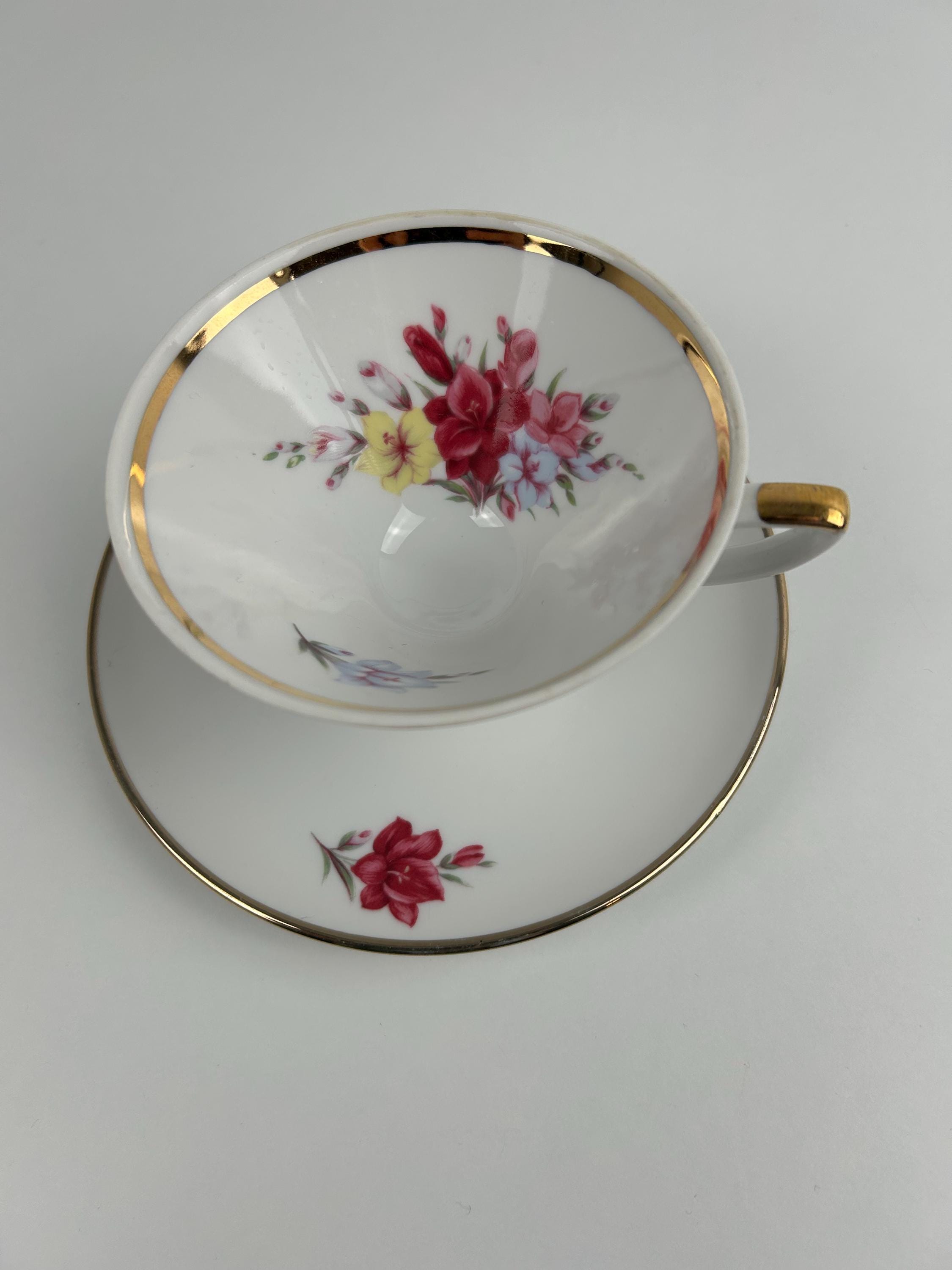 Winterling Bavaria Röslau Bavaria Nr 2 Sammeltasse Blumen vintage Kaffeetasse floral antik Keramik Sammeltasse Sammler